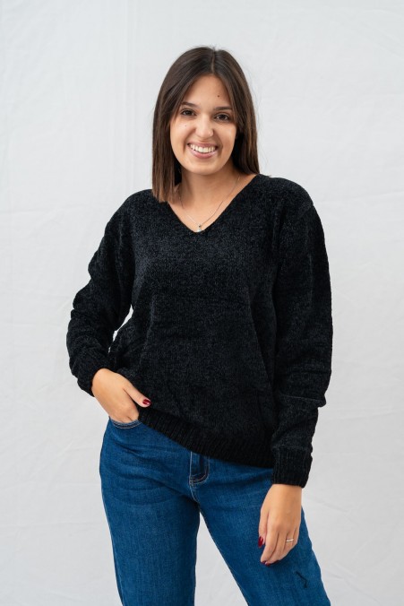 ΠΟΥΛΟΒΕΡ ΑΠΑΛΟ ΖΕΡΣΕΙ ΜΕ V ΝΤΕΚΟΛΤΕ 8177