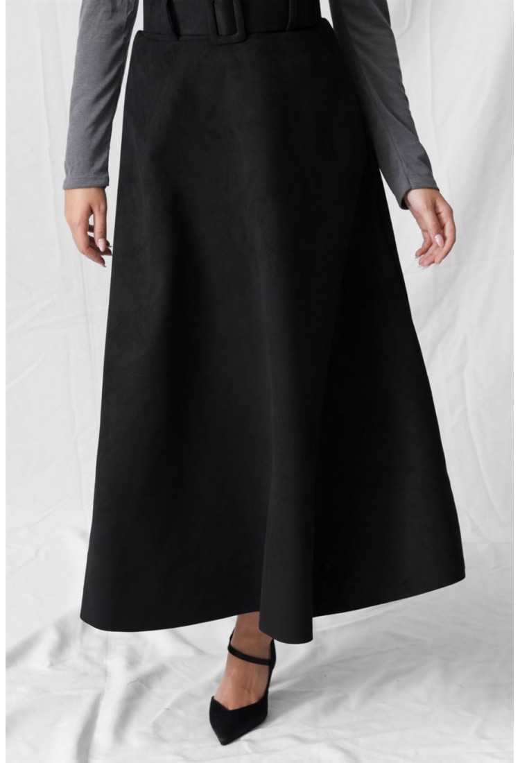 ΦΟΥΣΤΑ SUEDE ΜΕ ΖΩΝΗ 6535