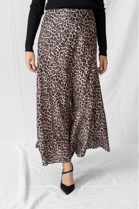 ΦΟΥΣΤΑ ΣΑΤΕΝ ANIMAL PRINT 23041