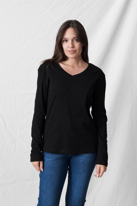 V-NECK BLOUSE 67311 V-NECK BLOUSE 67311