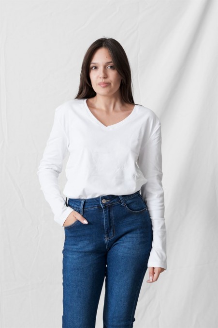 V-NECK BLOUSE 67311 V-NECK BLOUSE 67311