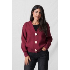 LOOSE V-NECK JACKET 628027