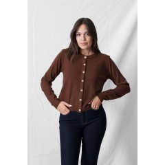 PATTERNED JACKET WITH BUTTONS 64296