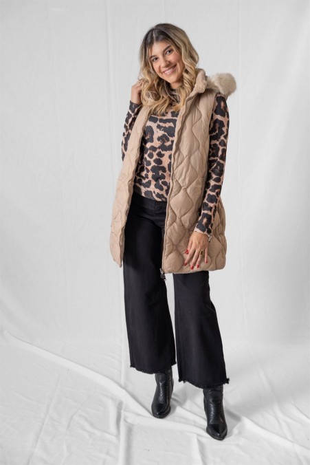 DOUBLE-SIDED SLEEVELESS JACKET 1001