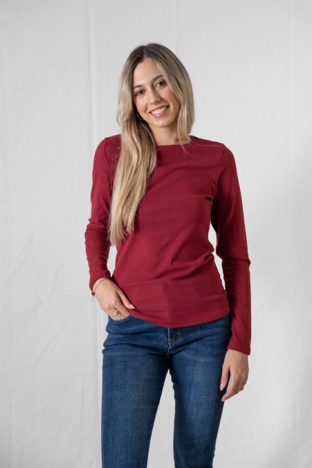 RIP NECKLINE T-SHIRT 3008 RIP NECKLINE T-SHIRT 3008