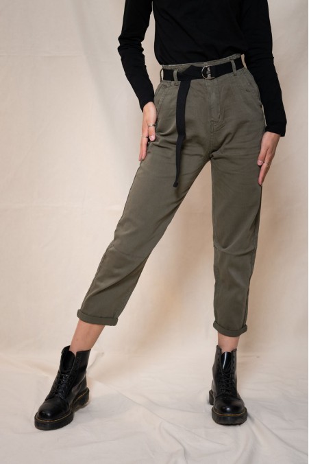 JEAN PANTS WITH BELTS 6789