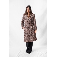 ΠΑΛΤΟ ΜΑΚΡΥ ANIMAL PRINT 30013