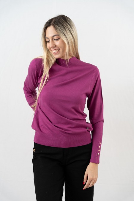 SWEATER WITH NECK 8007