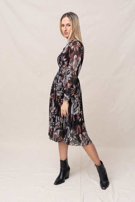 PLEATED DRESS 6699 PLEATED DRESS 6699