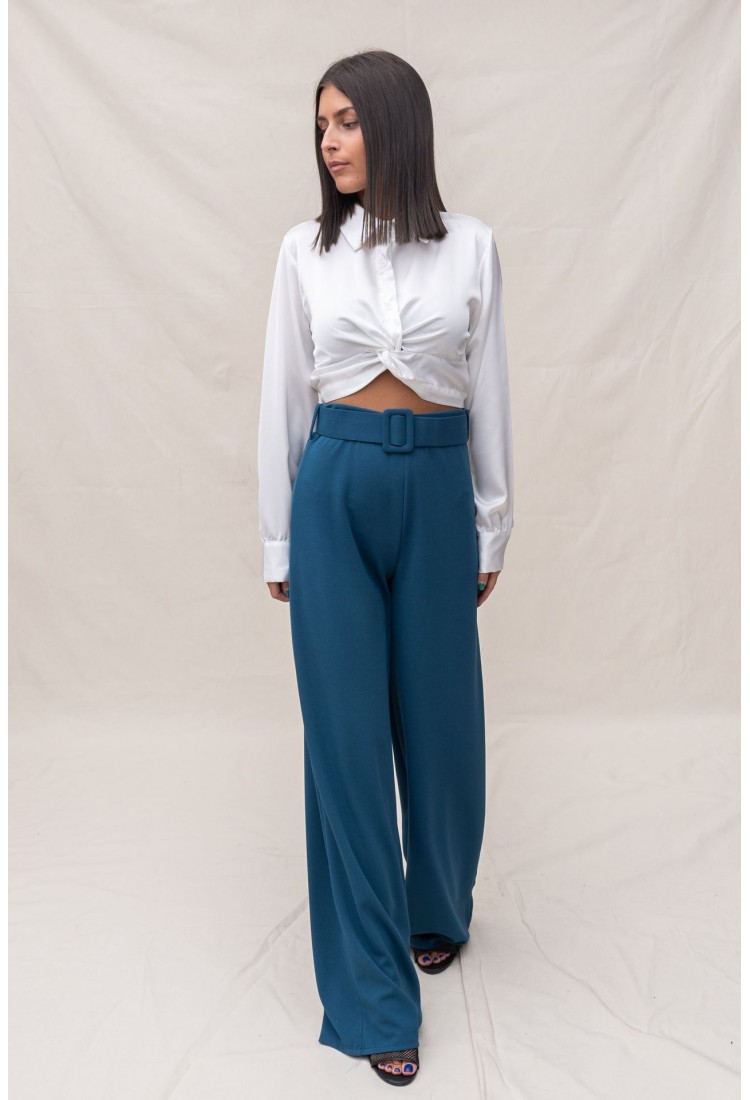 TROUSERS WITH BELT 8698