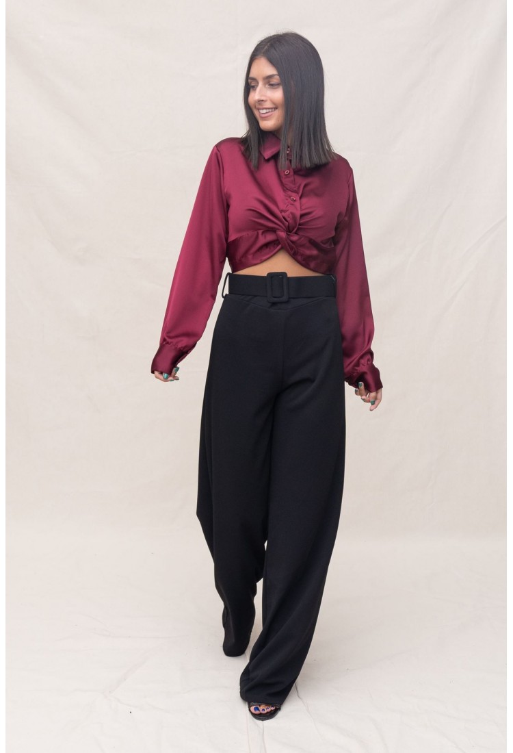 TROUSERS WITH BELT 8698