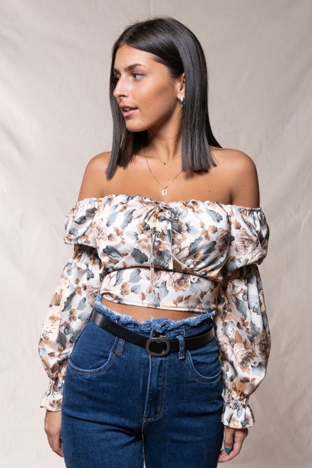 FLORAL TOP 6573 FLORAL TOP 6573