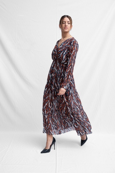 DRESS WITH RUFFLES 35498