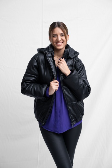 PUFFER JACKET ΔΕΡΜΑΤΙΝΗ 1073 PUFFER JACKET ΔΕΡΜΑΤΙΝΗ 1073