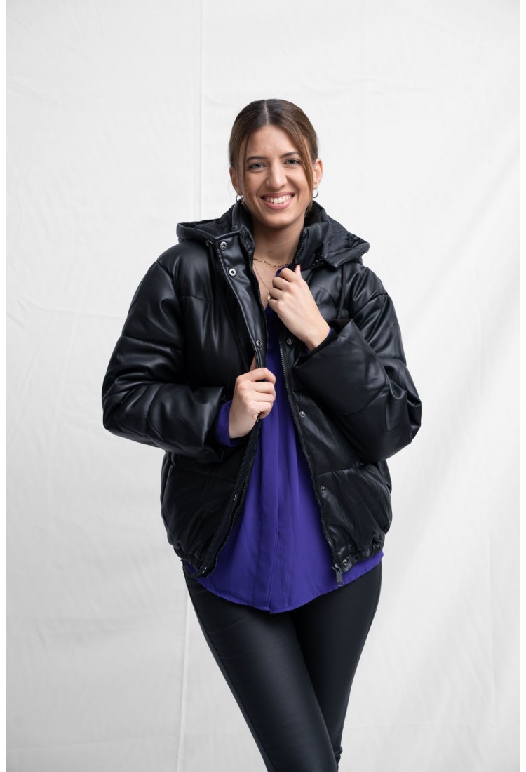 PUFFER JACKET ΔΕΡΜΑΤΙΝΗ 1073 PUFFER JACKET ΔΕΡΜΑΤΙΝΗ 1073