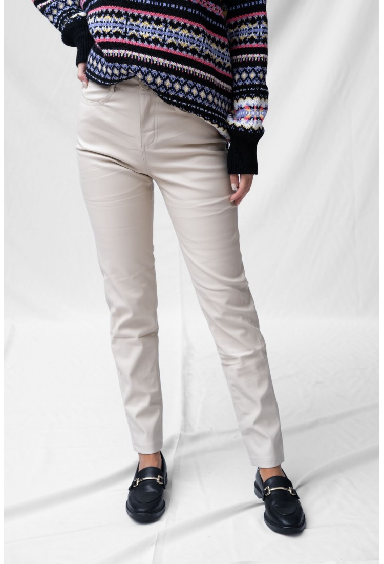 LEATHER TROUSERS 8075