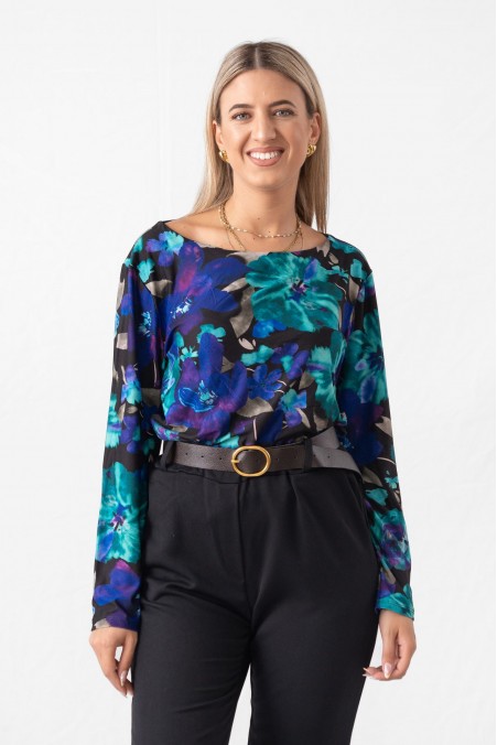 ΜΠΛΟΥΖΑ FLORAL 9766