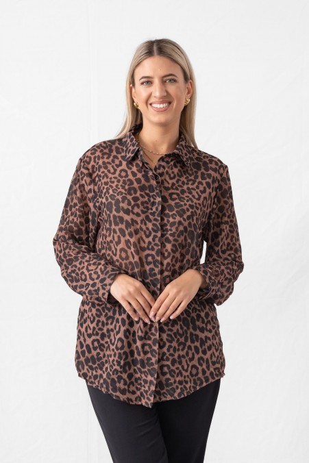 ΠΟΥΚΑΜΙΣΟ ANIMAL PRINT 9504
