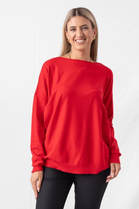 SWEATER WITH NECKLINE 1816-7