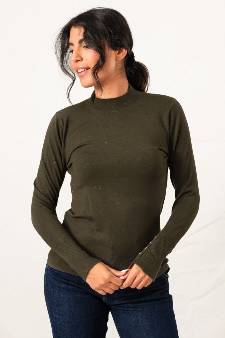 ΠΟΥΛΟΒΕΡ ΜΕ ΛΑΙΜΟ ΚΑΙ ΧΡΥΣΟΚΛΩΣΤΗ 9011