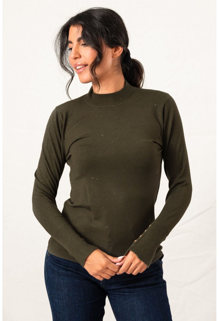 ΠΟΥΛΟΒΕΡ ΜΕ ΛΑΙΜΟ ΚΑΙ ΧΡΥΣΟΚΛΩΣΤΗ 9011