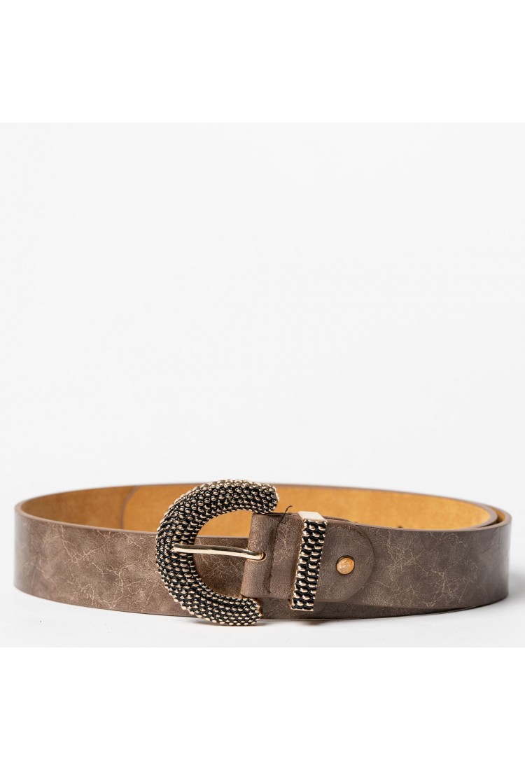 BELT WITH METAL INTEREST 517