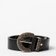 BELT WITH METAL INTEREST 517