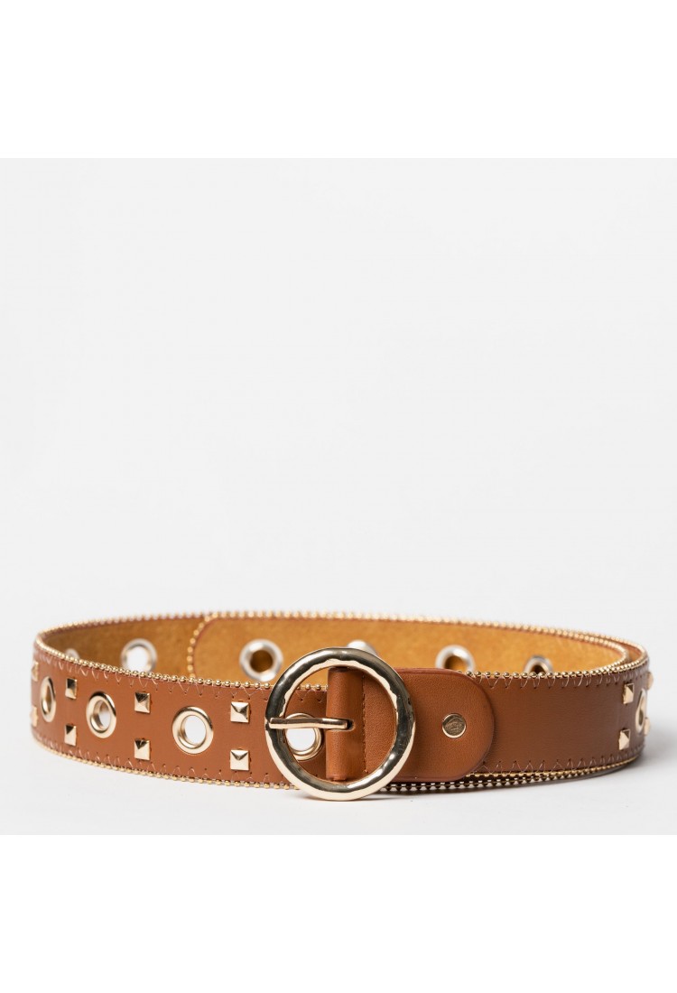 BELT WITH ROUND INTEREST  6098