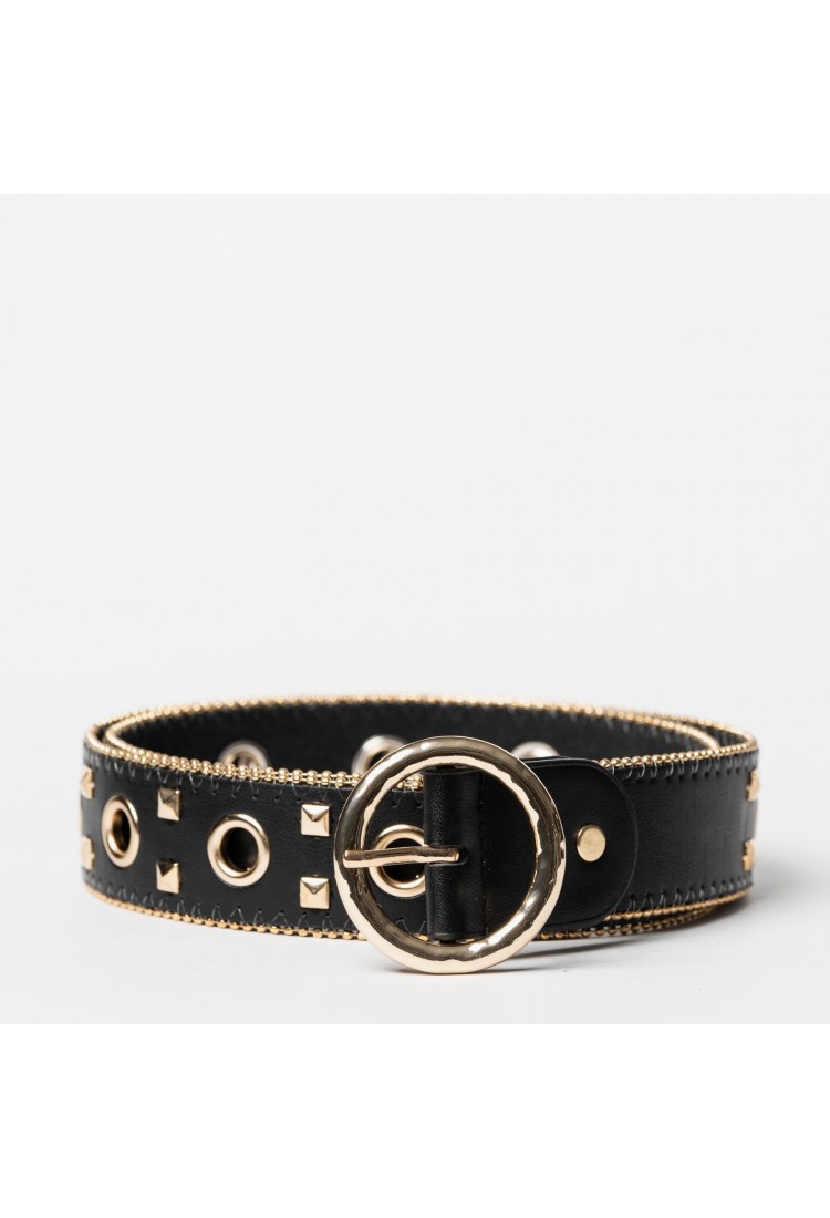 BELT WITH ROUND INTEREST  6098