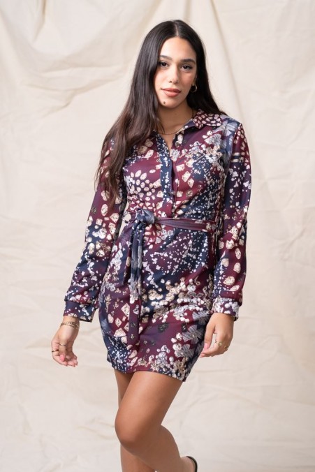 PRINTED DRESS 7505 PRINTED DRESS 7505